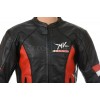 MV Agusta Corse Red & Black leather Biker Jacket
